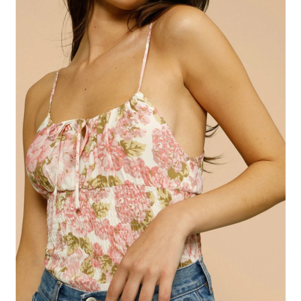 Rouje Floral Sanai Tank Top FR38 U.S. 6